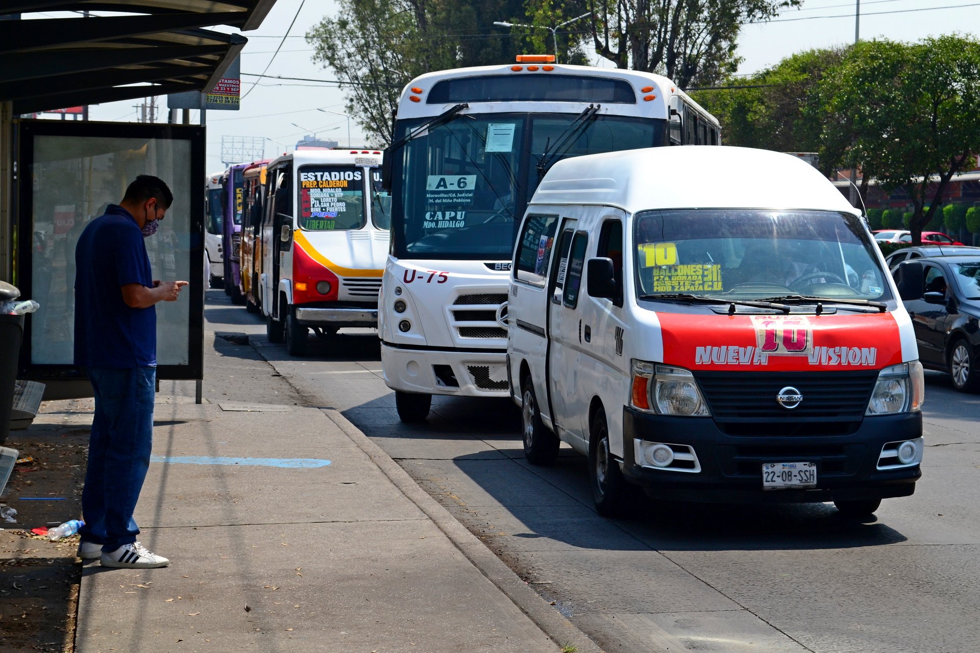 Transporte público en Puebla