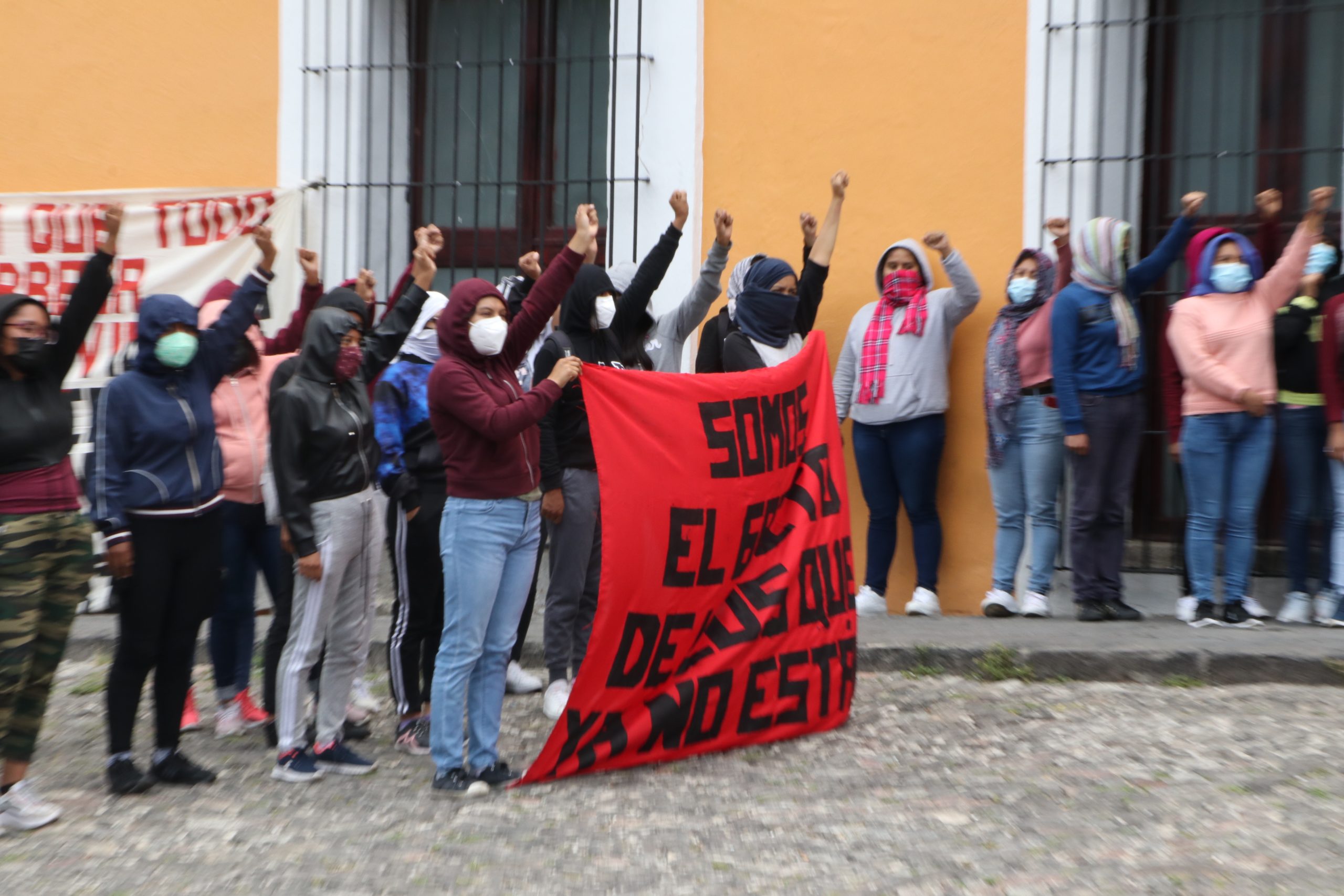 Manifestación normalistas Casa Aguayo 1 junio