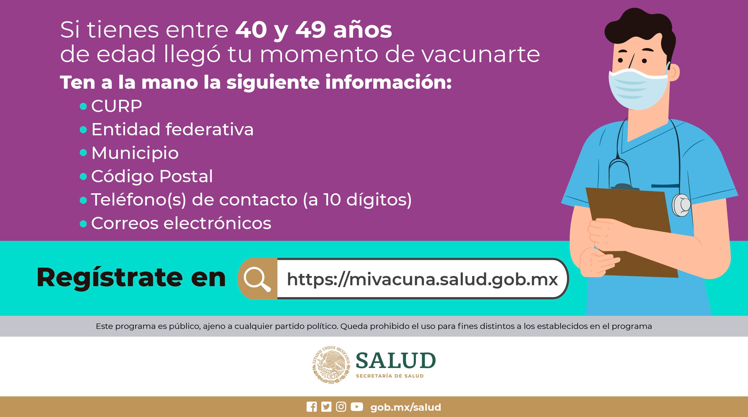 Uno de cada 4 mexicanos adultos ya fue vacunado vs Covid-19