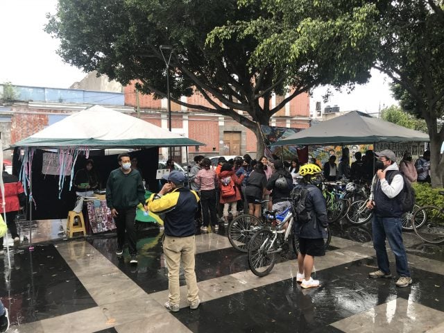 «Movilidad en Puebla, una injustica social»; colectivos protestan en exigencia de espacios seguros