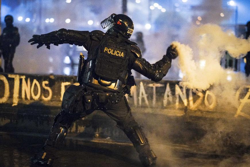 Colombia: Organizaciones de DD.HH. denuncian violencia policial sistemática