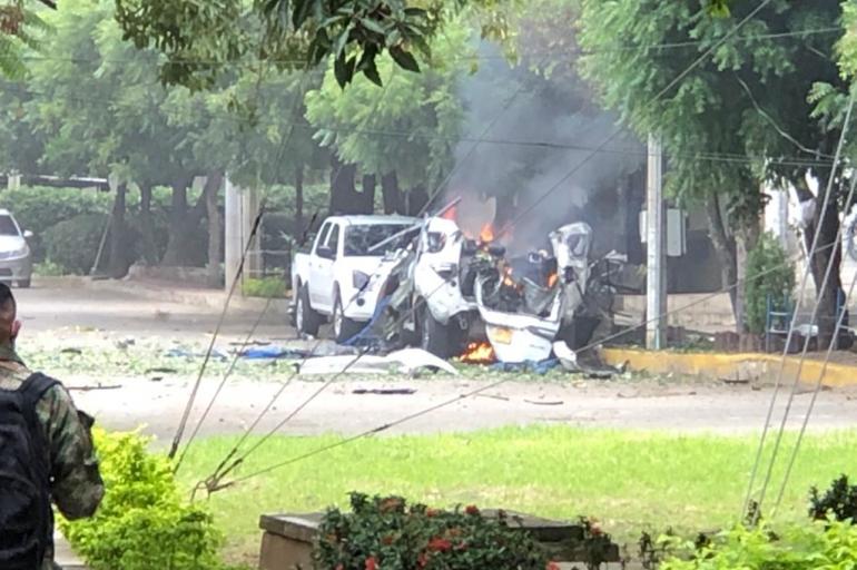Colombia ofrece recompensa por información sobre autores de explosión de coche bomba