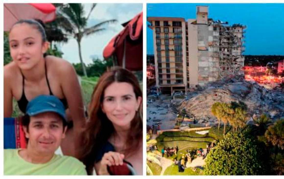 Familia colombiana viajó a Miami a vacunarse contra el Covid-19 y desapareció en derrumbe de edificio
