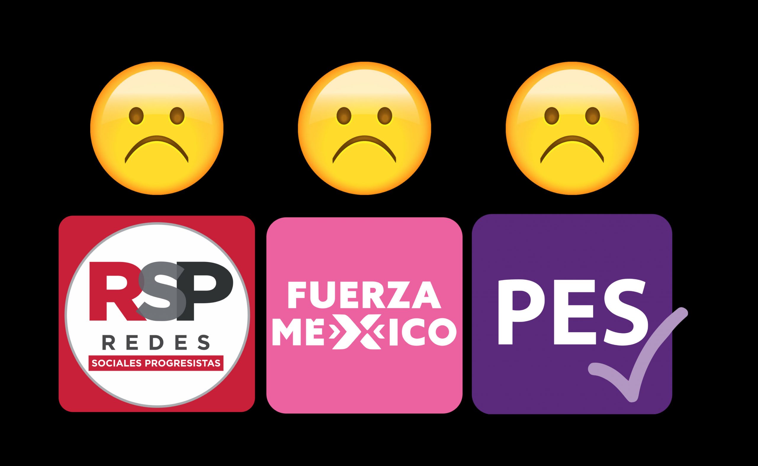 Bye bye: RSP, FM y PES no podrán contender en 2024 al perder su registro