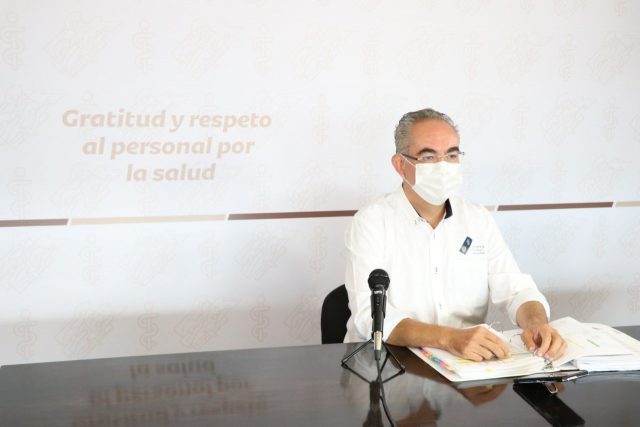 El secretario de Salud en Puebla