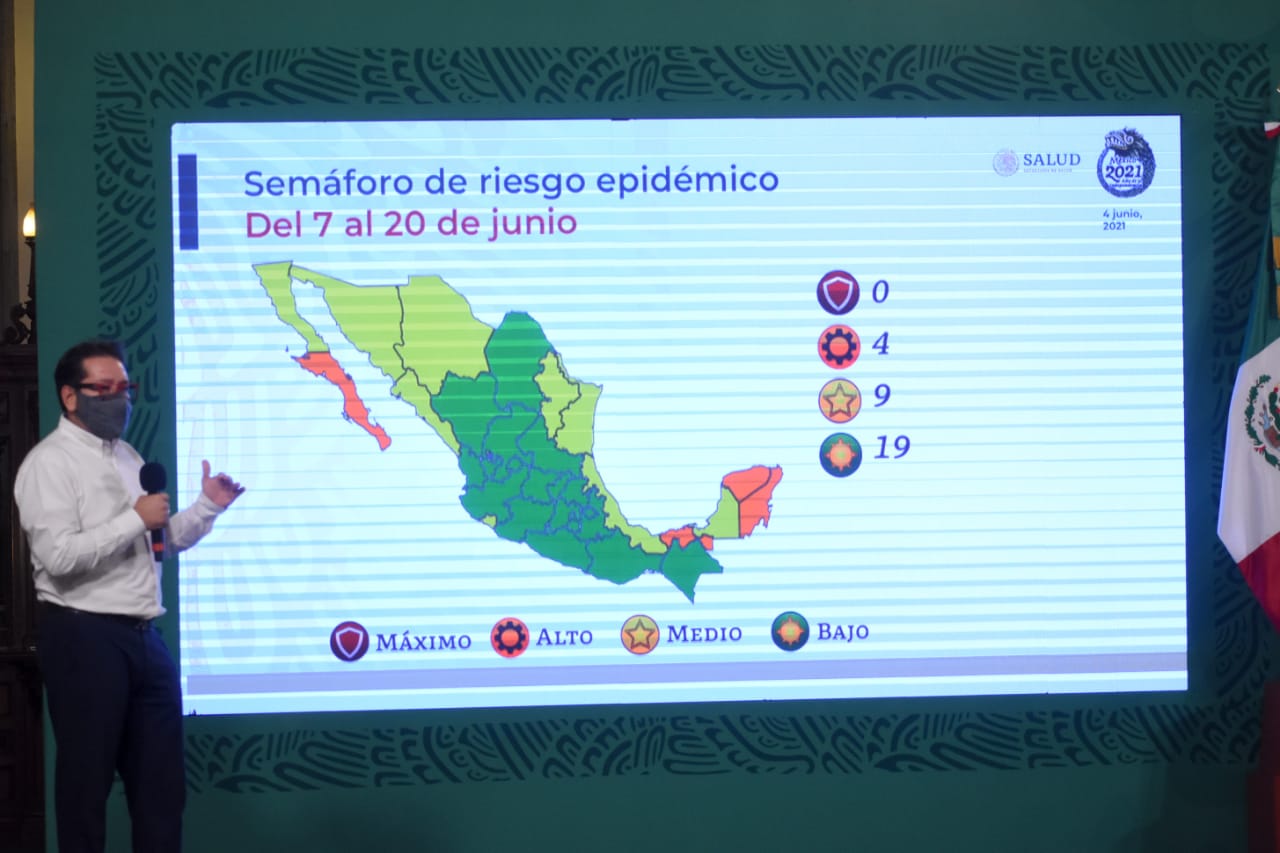 Pide López-Gatell a habitantes de la Ciudad de México que tengan prudencia ante semáforo epidemiológico verde