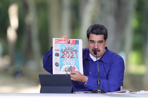 Militantes del partido de gobierno en Venezuela celebran proceso de postulación para elecciones primarias