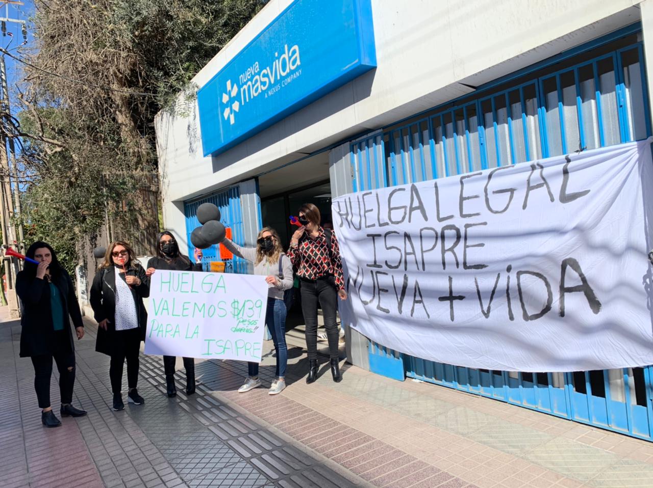 Sindicato de Isapre Nueva Más Vida en huelga tras fracaso de negociación colectiva con la empresa