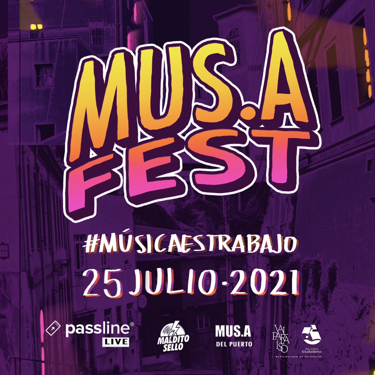 MUSAFEST, el festival que busca visibilizar y apoyar a trabajadores de la música en Valparaíso