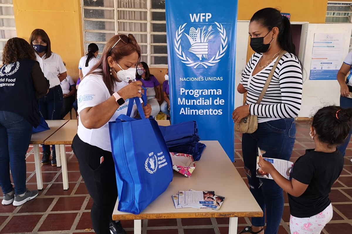 Programa Mundial de Alimentos inició entrega de comidas a niños en Venezuela