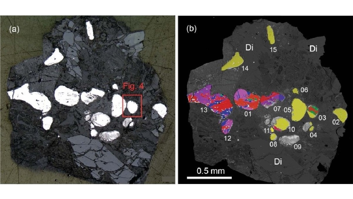 Descubren en el mar Muerto mineral perteneciente a meteoritos