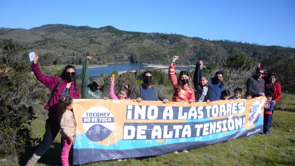 «No estamos dispuestos a ser una zona de sacrificio»: Habitantes de Toconey en El Maule rechazan instalación de torres de alta tensión