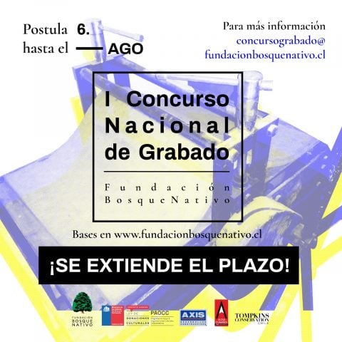 I Concurso Nacional de Grabado Bosque Nativo premiará Celebración del Patrimonio