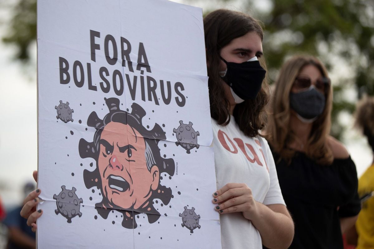 “Vacunas en el brazo” y “Comida en el plato” piden brasileños en actos masivos contra Bolsonaro