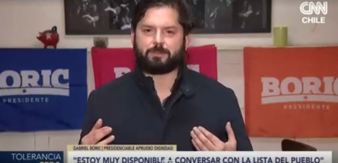 Lista del Pueblo rechaza apoyar a Gabriel Boric, mientras el tópico #NoTengoCandidato es tendencia en redes