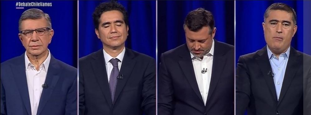 Debate de Chile Vamos: Lavín, Desbordes, Briones y Sichel niegan que violaciones a DDHH durante el estallido fueran sistemáticas y rechazan indulto a presos políticos