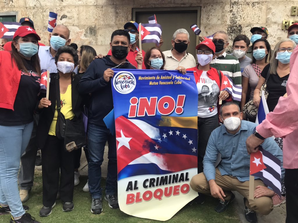 Venezuela: militantes del PSUV se movilizan en solidaridad con Cuba