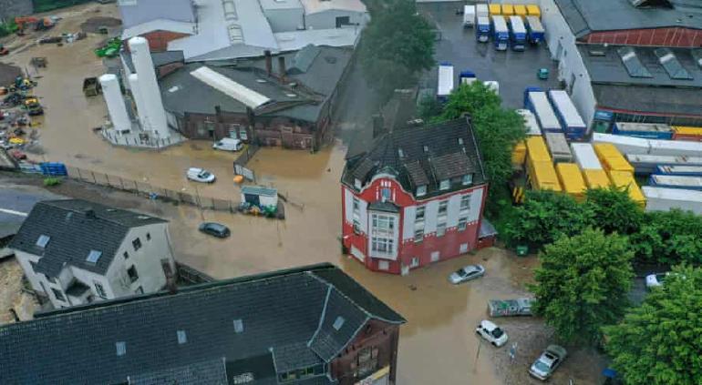 (Videos) Aseguran que cambio climático es la principal causa de las inundaciones en Europa