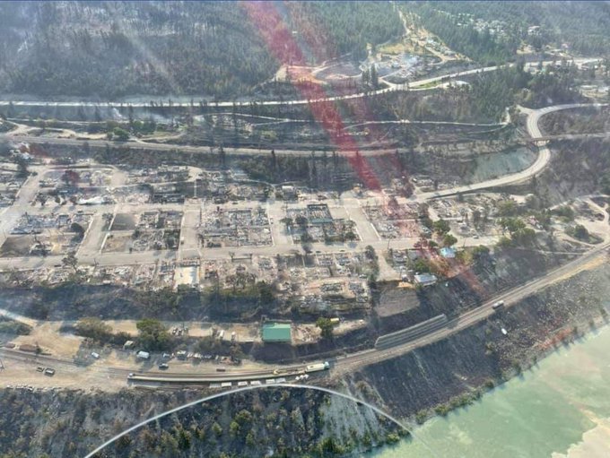«Es grave»: evacúan una localidad canadiense por incendios provocados por ola de calor