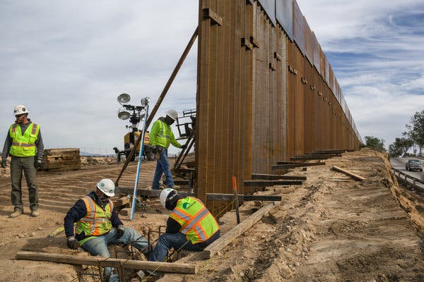 Biden anulará primeros contratos para construir muro fronterizo