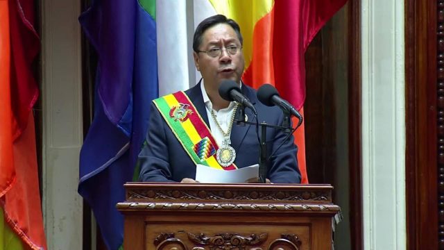 Presidente de Bolivia alerta amenazas internas y externas contra la democracia