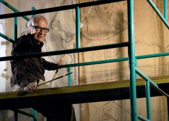 El muralista Arturo García Bustos legó obra con contenido social