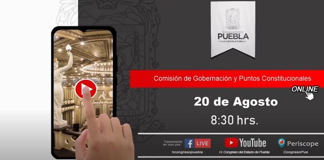 Congreso Puebla 20 agosto