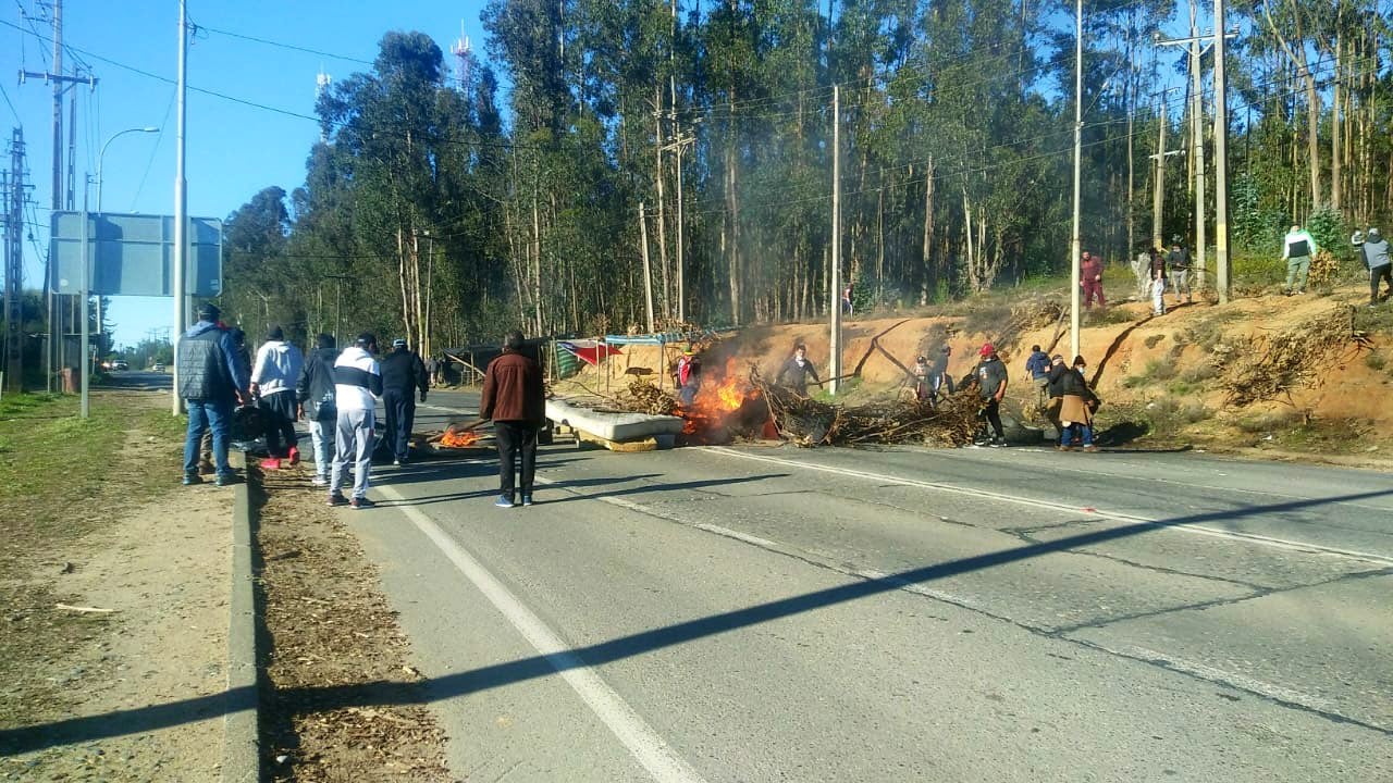 Pescadores artesanales de Pelluhue y Curanipe protestaron por exclusión del «Bono Alivio Pymes»