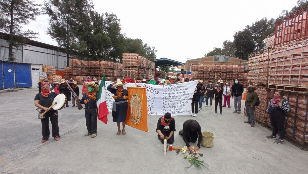 Zapatistas del Agua cierran pozo de embotelladora en Juan C. Bonilla