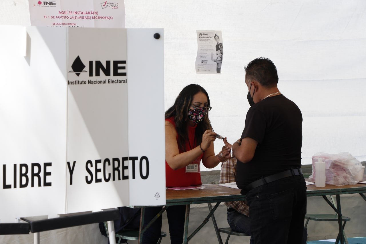 Consulta Popular ronda el 7% de participación a nivel nacional; Puebla, con el 8.5%
