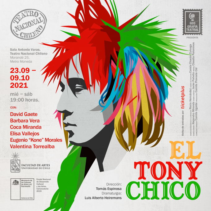 Vuelve El Tony Chico al Teatro Nacional Chileno con una versión contemporánea a cargo de la compañía Geografía Teatral