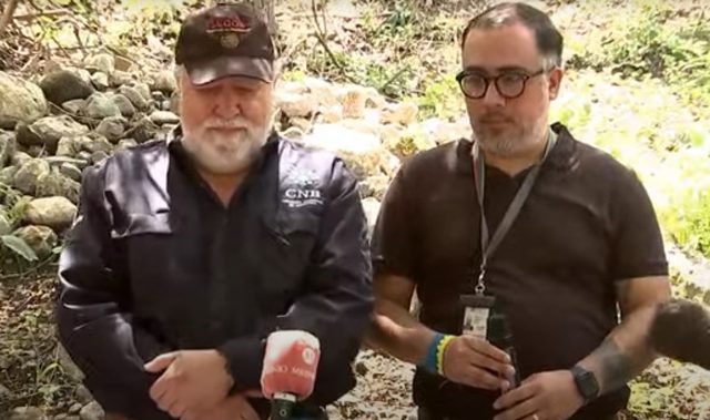 Realizan diligencia Alejandro Encinas y Omar Gómez Trejo en la Barranca de la Carnicería