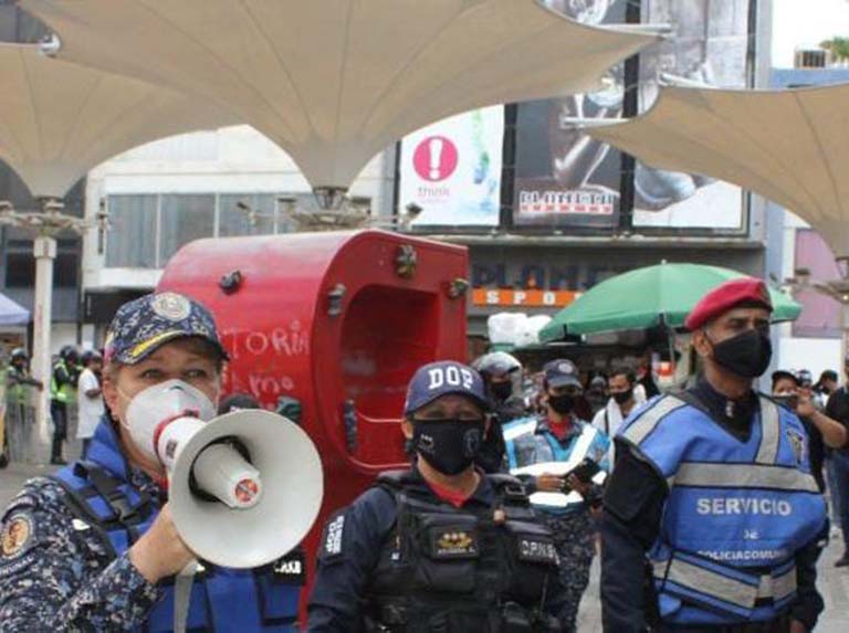 La Policía Nacional Bolivariana contribuye con acciones contra el COVID-19