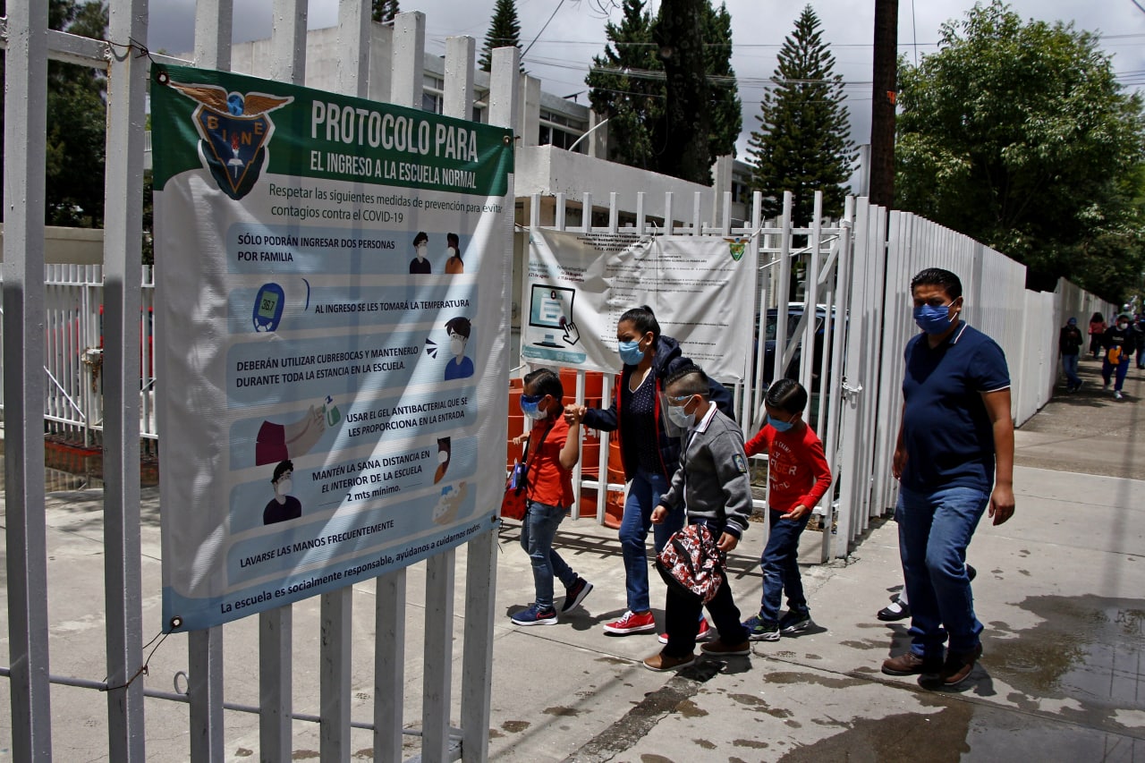 Regreso a clases presenciales en Puebla