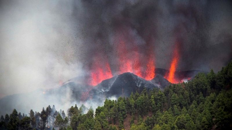 Volcán isla La Palma