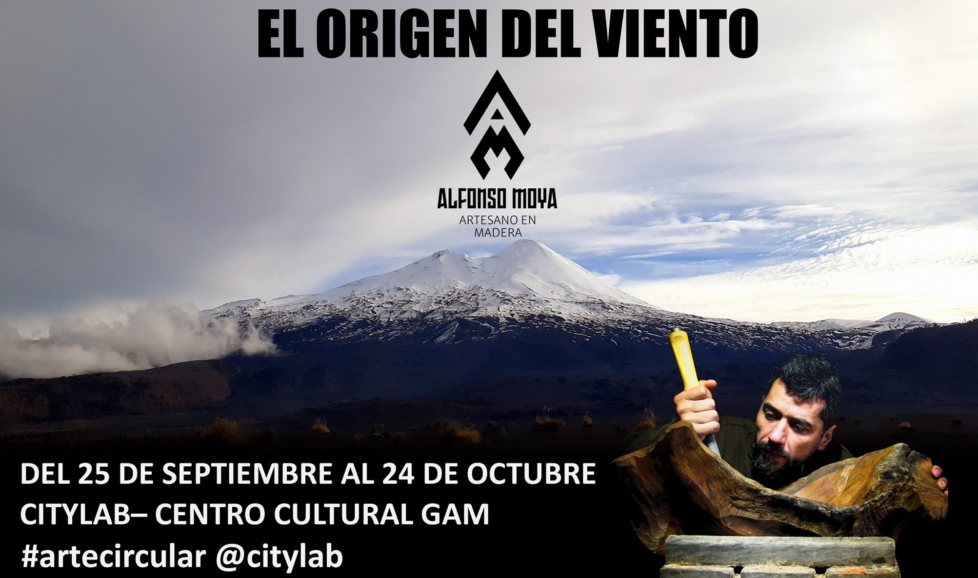 De Cunco al GAM de Santiago: Alfonso Moya expone “El origen del viento” a partir del 25 de septiembre