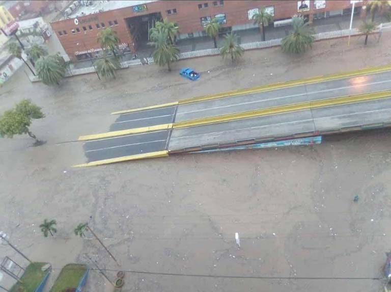 Desbordamiento del río Neverí dejó más de mil viviendas afectadas en Anzoátegui