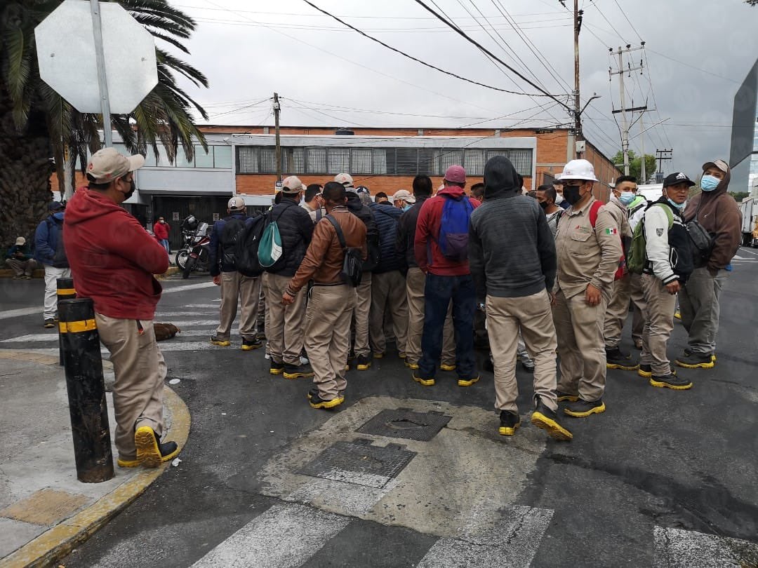 Trabajadores de Gas Bienestar protestan por salarios