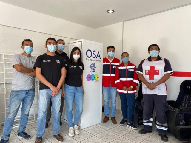 INAOE coopera en construcción de cabinas de desinfección médica