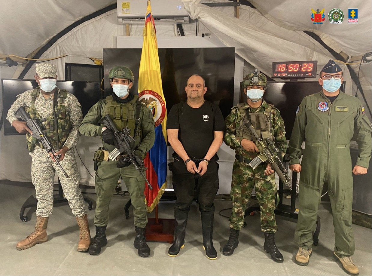 Capturan al narcotraficante más buscado de Colombia: Dairo Antonio Úsuga