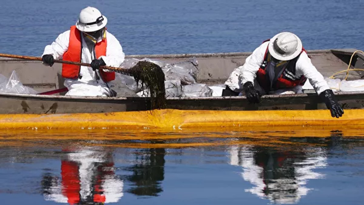 (Fotos y videos) Derrame de crudo en costas de California se convierte en un desastre ecológico