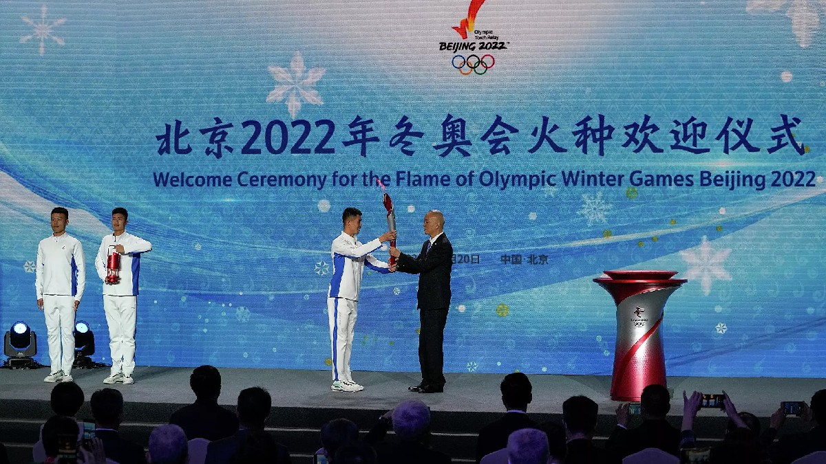 Antorcha llega a Beijing para los Juegos Olímpicos de Invierno 2022