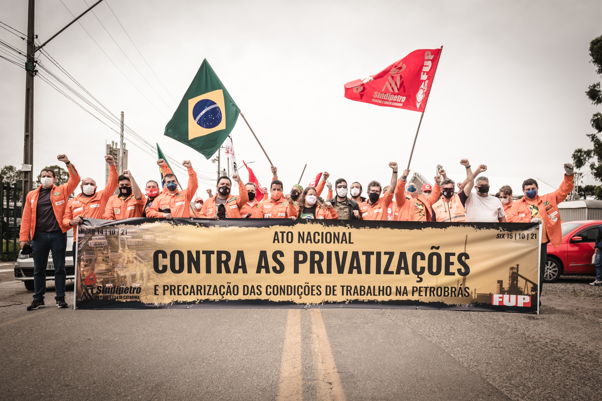 Sindicatos Petrobras Privatización