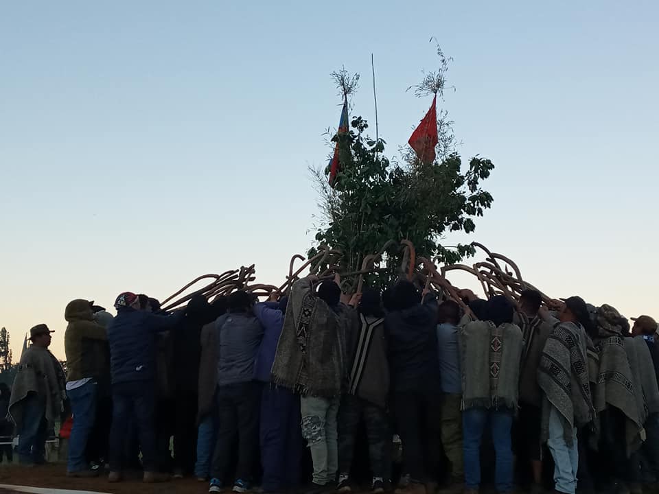 Weichan txawün llamó a levantar la bandera roja de la resistencia mapuche