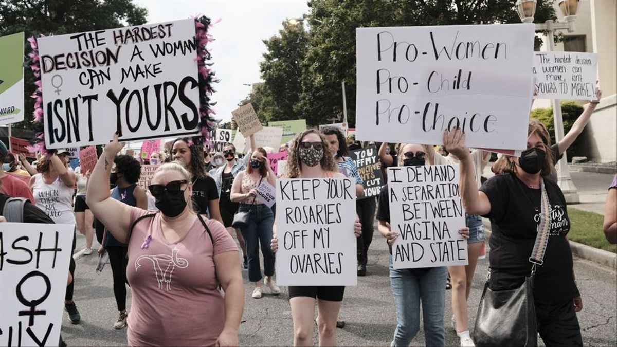 Mujeres marcharon en Estados Unidos en defensa del aborto legal