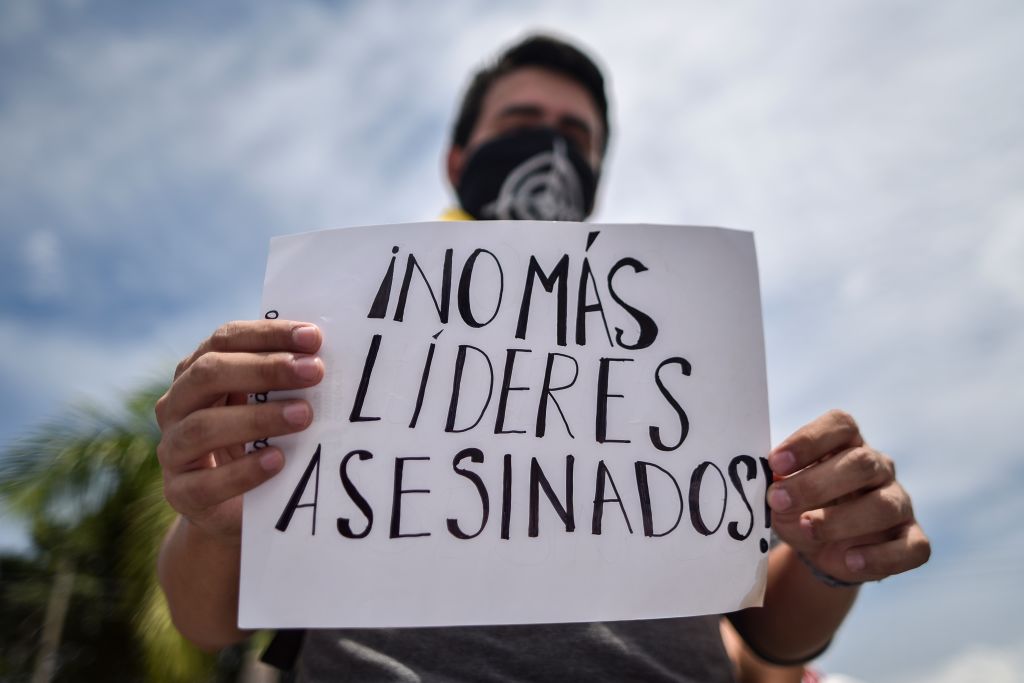 Colombia: ONU contabiliza 67 homicidios de defensores de DD. HH. en primeros diez meses del año