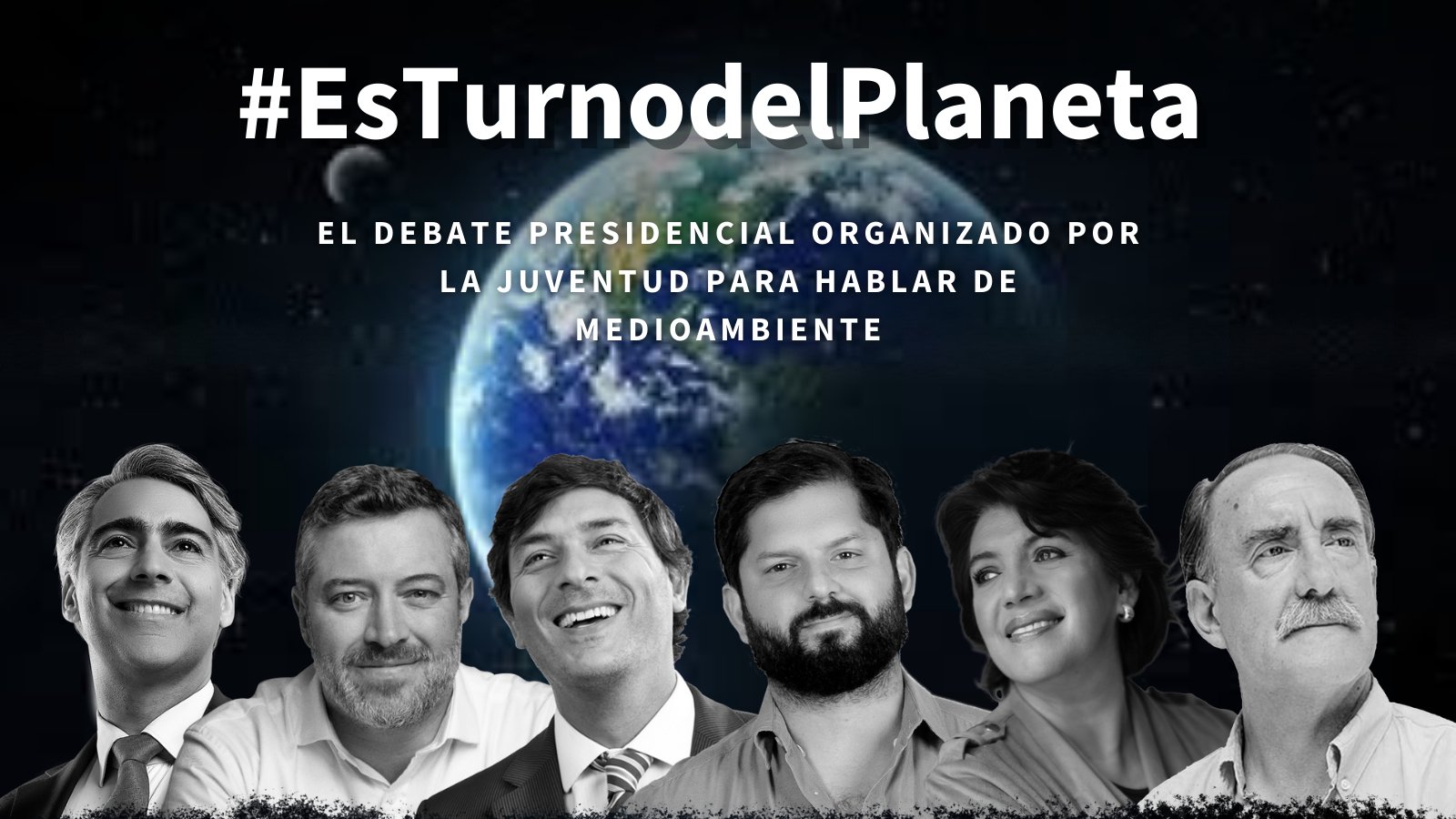 #EsTurnodelPlaneta: Candidatos a La Moneda debatirán sobre crisis climática y protección del medioambiente