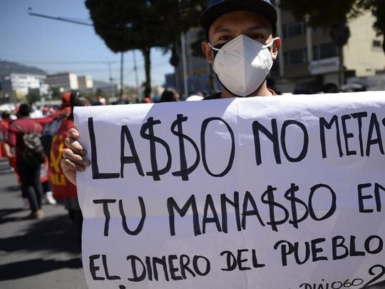 Estudiantes de Ecuador denuncian que Lasso pretende recortar más de $ 213 millones a universidades públicas