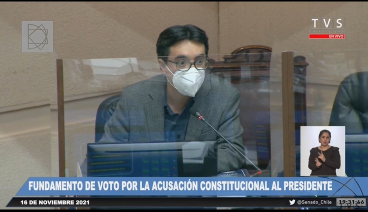 Senador Latorre y rechazo a acusación constitucional contra Piñera: La Derecha lo ha defendido corporativamente