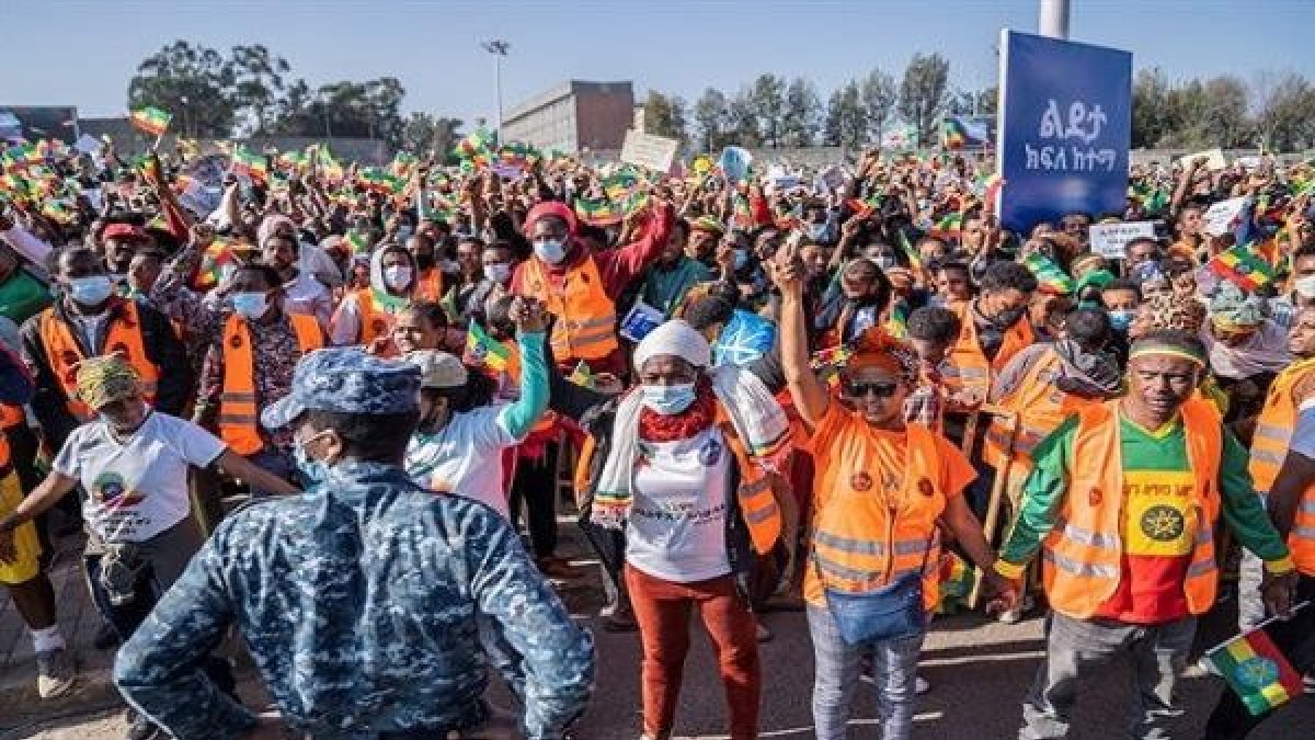 Se registran manifestaciones en Etiopía contra la presencia de grupos armados